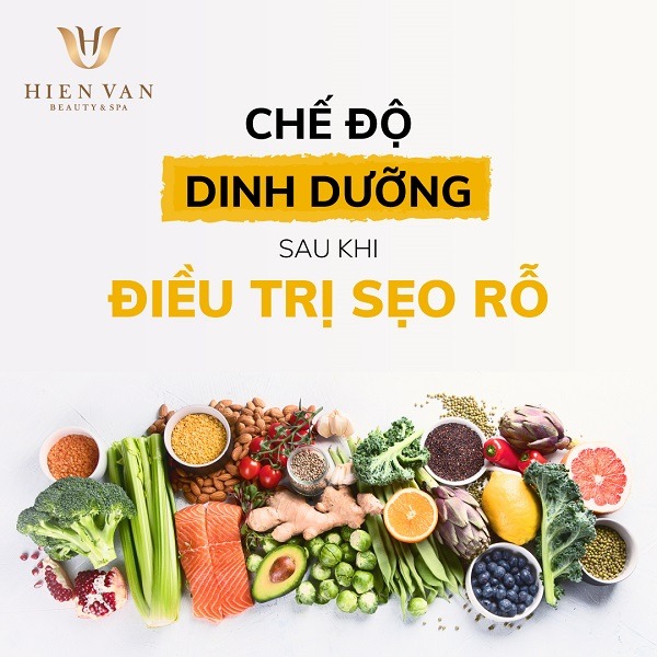 Dinh dưỡng sau điều trị sẹo