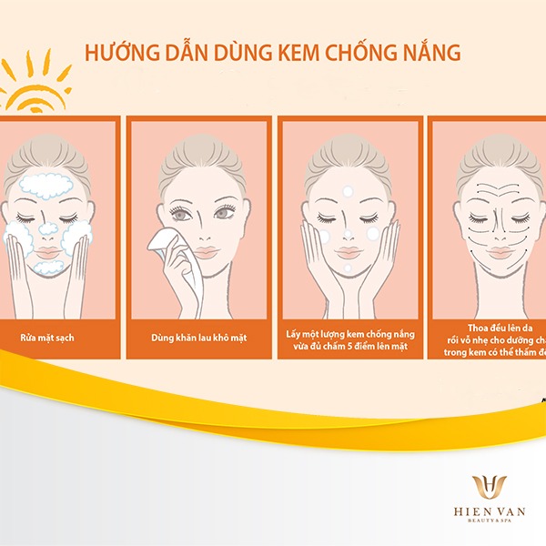 Cách sử dụng kem chống nắng đúng cách