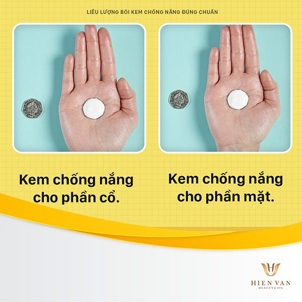 Liều lượng đúng mỗi lần dùng kem chống nắng