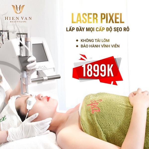Trị sẹo bằng Laser Pixel siêu vi điểm
