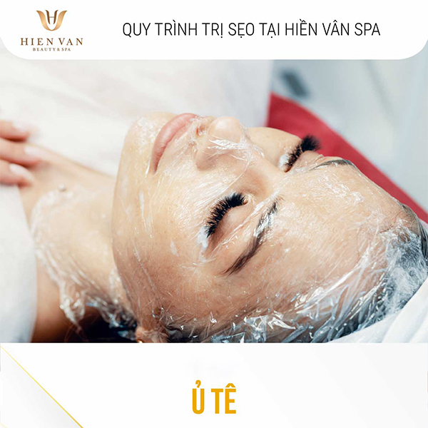 ủ tê trước khi thực hiện bóc tách sẹo rỗ