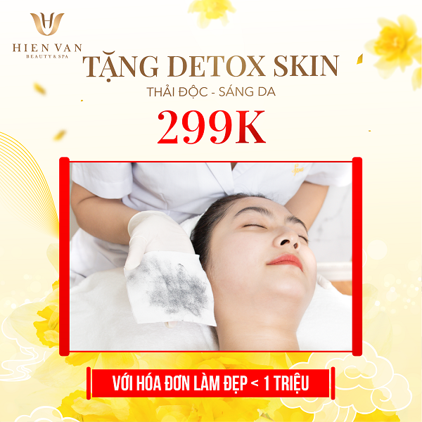Tặng dịch vụ thải độc tố da Detox Skin