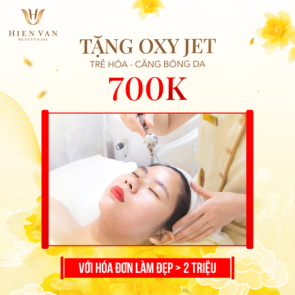 Tặng dịch vụ Oxy Jet căng bóng da