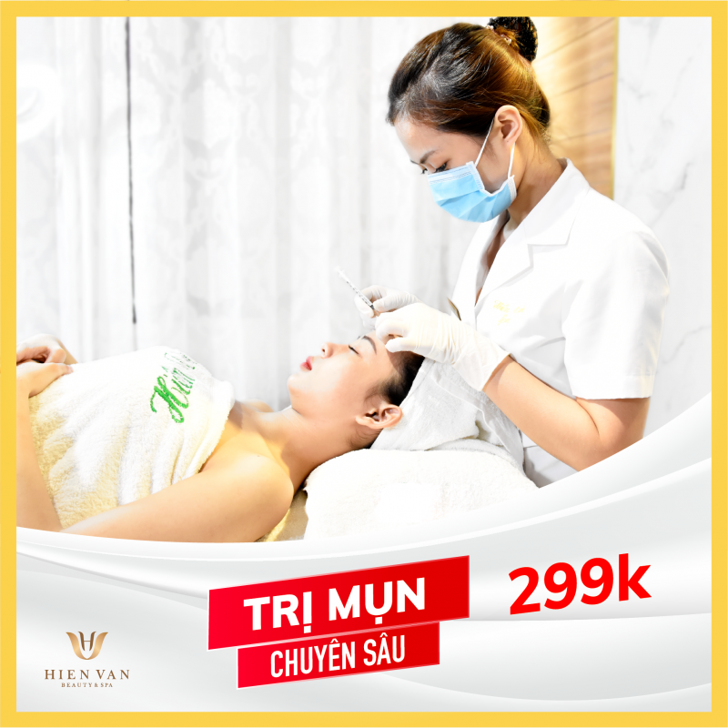 lấy nhân mụn và điều trị mụn chỉ từ 299k