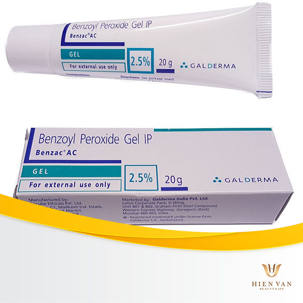 Thuốc trị mụn trứng cá Benzoyl Peroxide