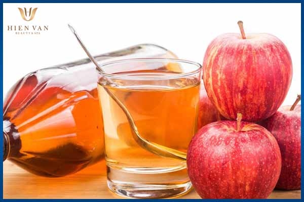 trị vết thâm bỏng giấm táo