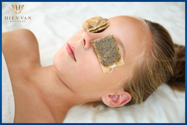 cách trị thâm mắt bằng túi trà