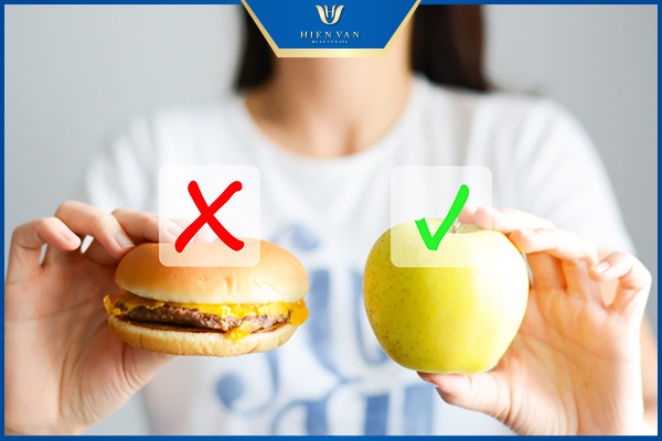 điều chỉnh chế độ ăn uống