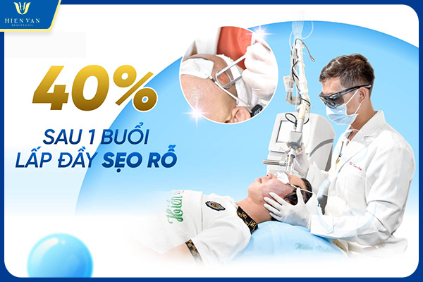 Điều trị sẹo bằng Pixel Master sau 1 buổi