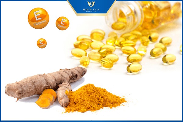 vitamin e và nghệ trị sẹo