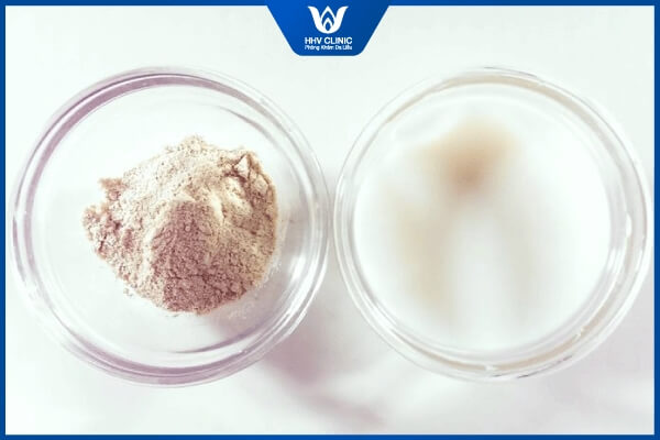 cach dung bot dau do tri mun