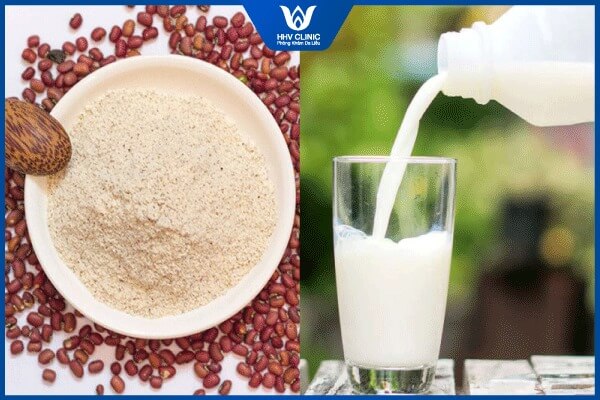 cach tri mun bang bot dau do